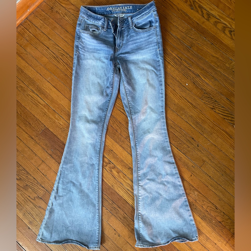 American eagle superstretch, high-rise artist jeans